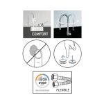 Baterie Lavoar Negru Mat Avital Clyde