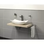 Baterie lavoar neagră AVITAL Lima - Montaj rapid