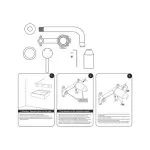 Baterie lavoar încastrată crom mat - Baie modernă