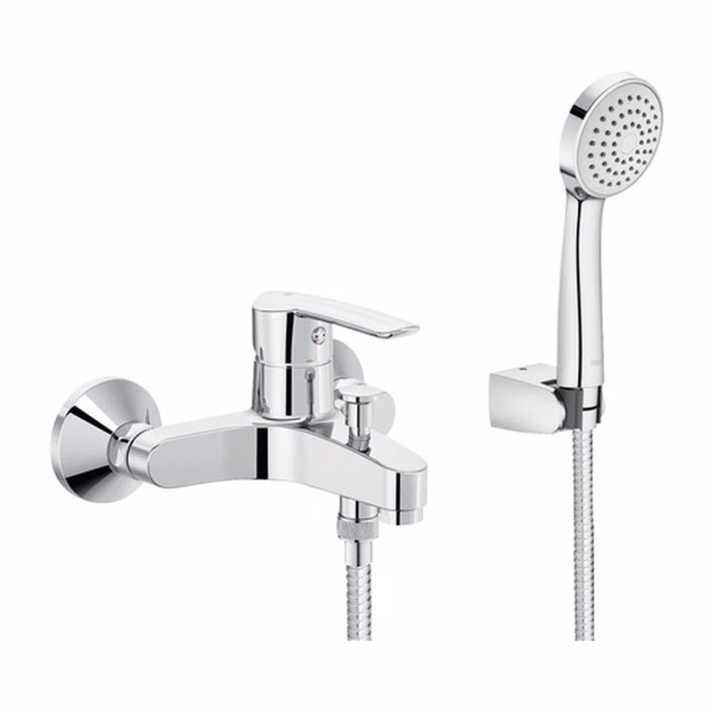 Baterie Cadă Roca Tossa - Monocomandă, Crom