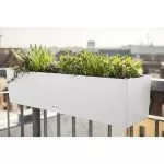Jardinieră Lechuza Balconera - 79x19x19 cm Alb