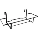 Suport Jardinieră Metalic, 60x18cm, Negru