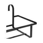 Suport Jardinieră Metalic, 50x18 cm, Negru