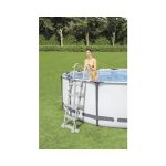 Scară Piscină 122cm, 2x3 Trepte - Inox