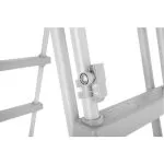 Scară Piscină 122cm, 2x3 Trepte - Inox