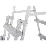 Scară Piscină 122cm, 2x3 Trepte - Inox