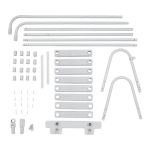 Scară Piscină 122cm, 2x3 Trepte - Inox