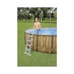 Scară Piscină 122cm, 2x3 Trepte - Inox