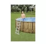 Scară Piscină 122cm, 2x3 Trepte - Inox