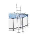 Scară Piscină 122cm, 2x3 Trepte - Inox