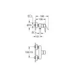 Baterie Duș GROHE Start - Crom Elegant