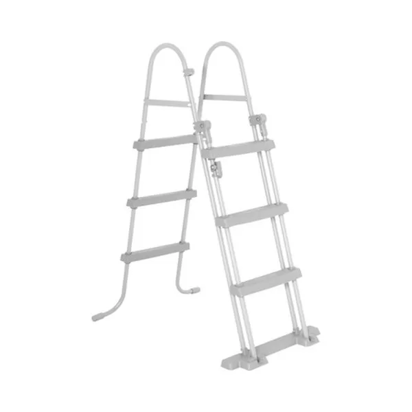 Scară Piscină 107cm, 2x3 Trepte - Inox