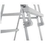 Scară Piscină 107cm, 2x3 Trepte - Inox