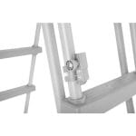 Scară Piscină 107cm, 2x3 Trepte - Inox