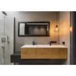 Baterie Lavoar Negru Mat Monocomandă MALE