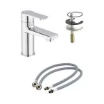 Baterie lavoar monocomandă MALE - Crom Lucios