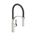 Baterie Bucătărie Negru Avital Trent - Cu Duș Extractibil