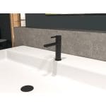 Baterie lavoar negru mat Jungborn Lambda - Baie