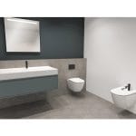 Baterie lavoar negru mat Jungborn Lambda - Baie