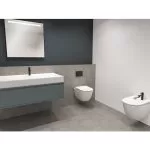 Baterie lavoar negru mat Jungborn Lambda - Baie