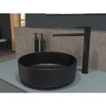 Baterie lavoar negru mat Jungborn Lambda