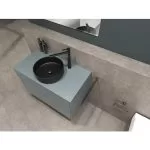 Baterie lavoar negru mat Jungborn Lambda