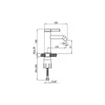 Baterie Lavoar Roca Phoenix N Negru