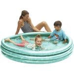 Piscină gonflabilă 3 inele, 150cm, turcoaz