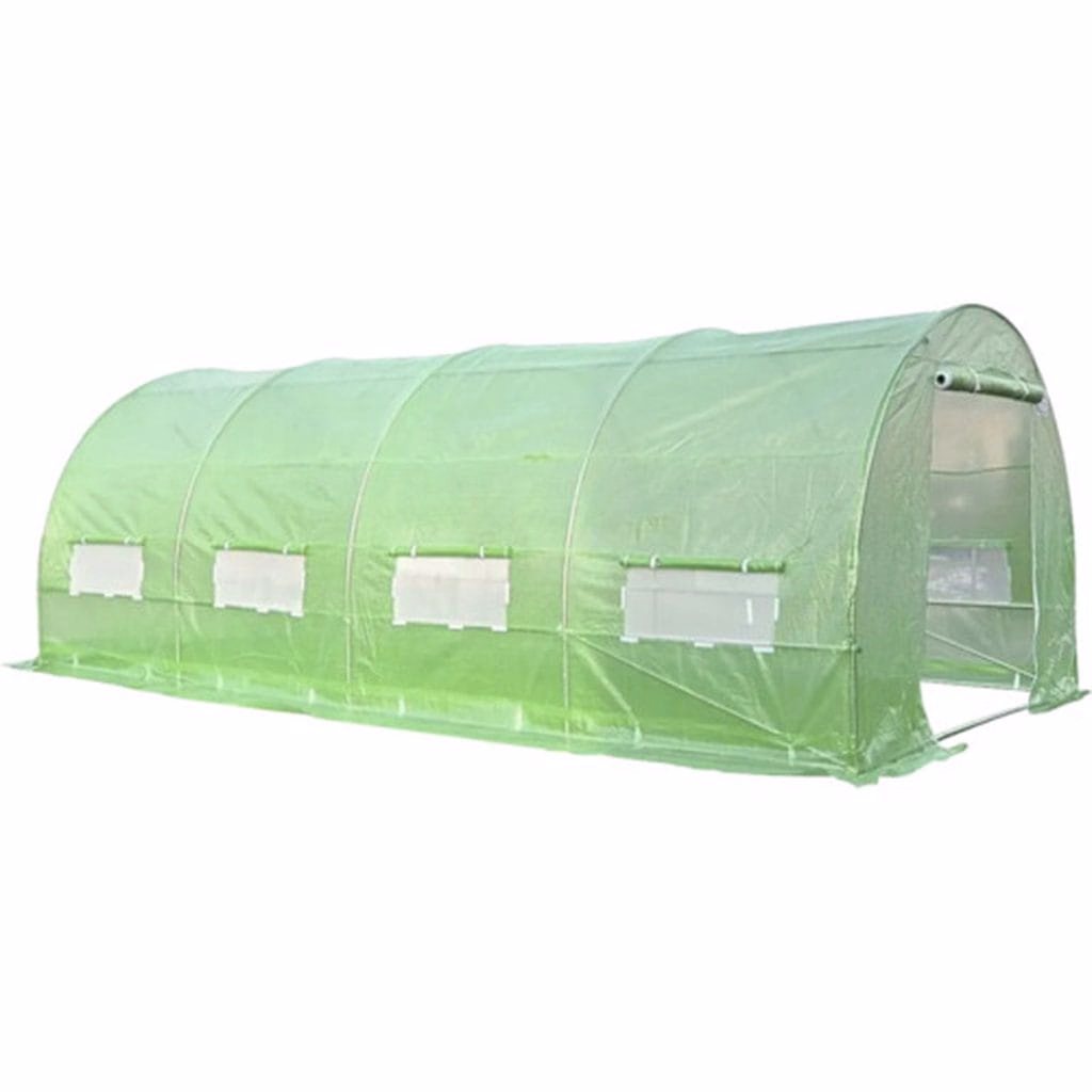 Solar grădină metalic 6x3m verde