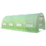 Solar grădină metalic 6x3m verde