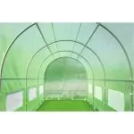 Solar grădină metalic 6x3m verde