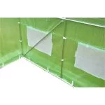 Solar grădină metalic 6x3m verde