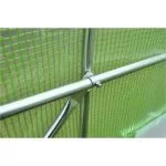 Solar grădină metalic 6x3m verde