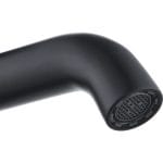 Baterie Lavoar Negru Mat KUDA - Push-Open