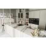 Baterie Bucătărie Flexibilă Ferro Zumba Bej/Crom