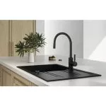 Baterie Bucătărie Flexibilă Negru - Ferro Zumba