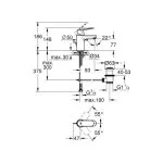 Baterie Lavoar GROHE Eurosmart Cosmopolitan