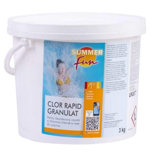 Clor Rapid Granulat 3kg - Summer Fun