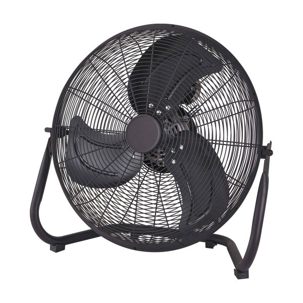 Ventilator Podea 45cm, Negru - Aer Proaspăt