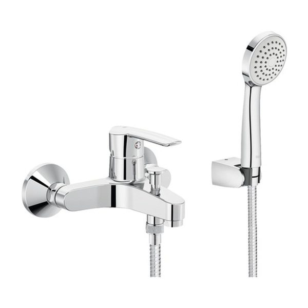 Baterie Cadă Roca Tossa - Monocomandă, Crom