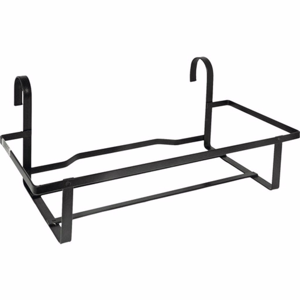 Suport Jardinieră Metalic, 50x18 cm, Negru