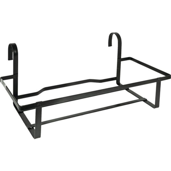 Suport Jardinieră Metalic, 50x18 cm, Negru