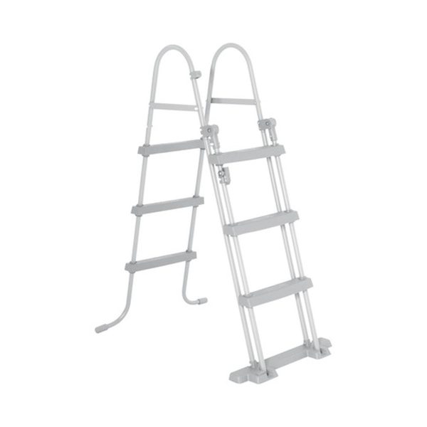 Scară Piscină 107cm, 2x3 Trepte - Inox