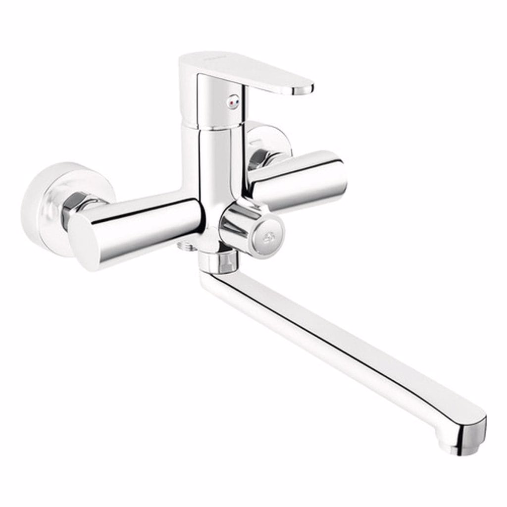 Baterie Cadă Monocomandă Ferro Geo Crom