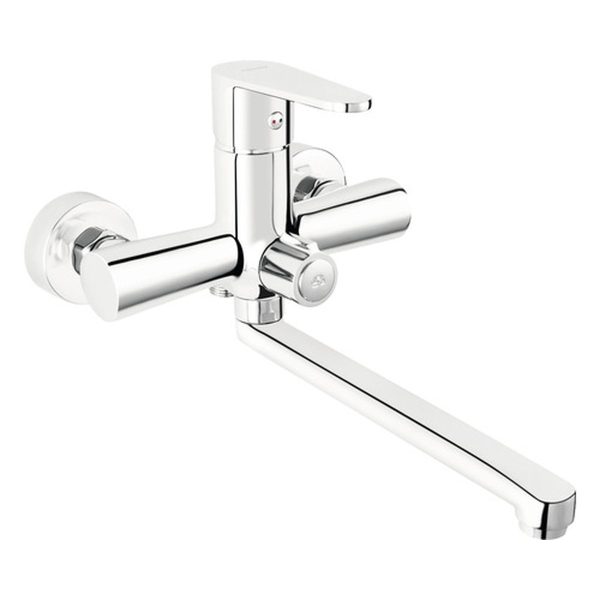 Baterie Cadă Monocomandă Ferro Geo Crom