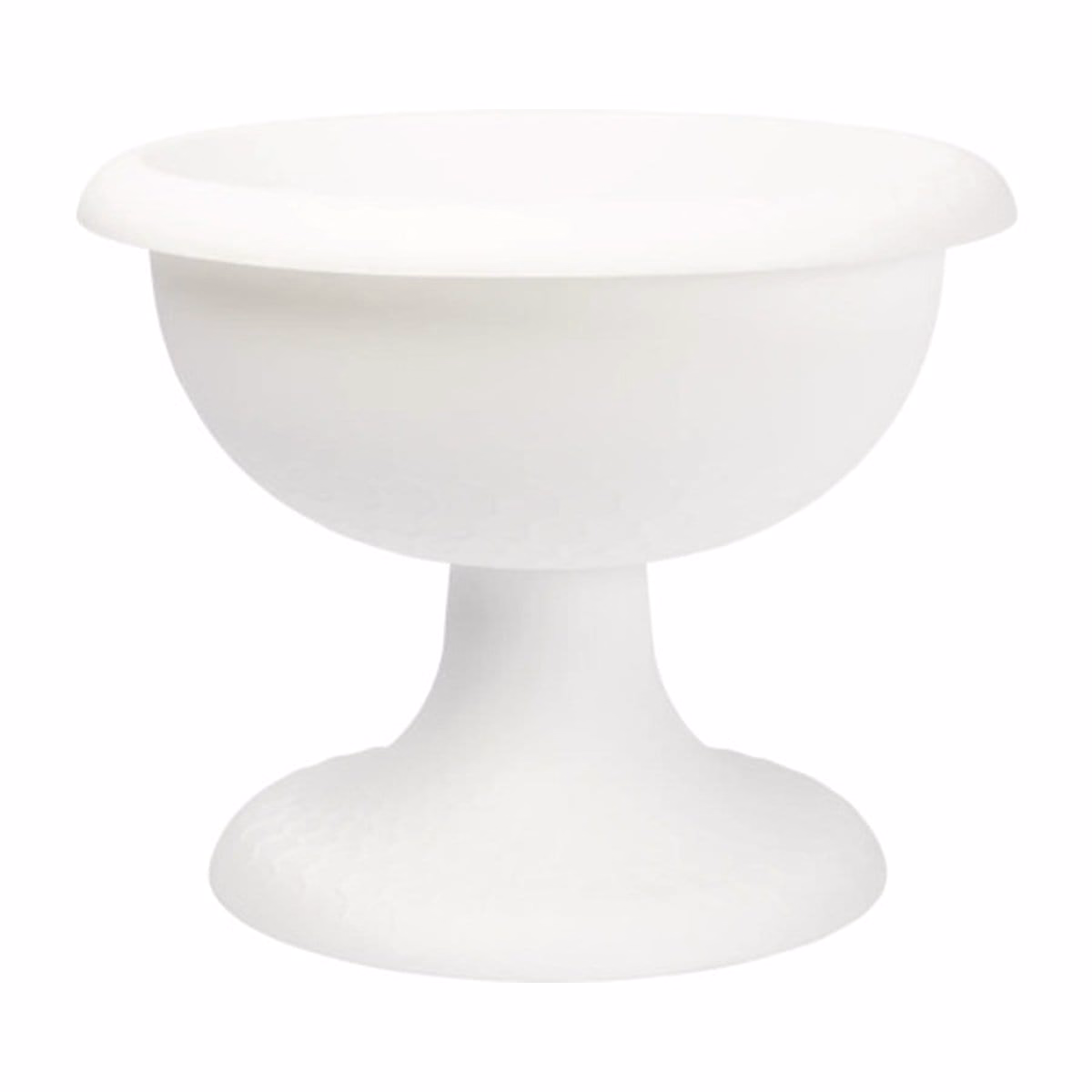 Suport ghiveci plastic 40cm alb - Gradina