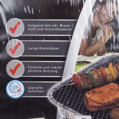 Grătar Cărbune Grill Chef - De Unică Folosință | Portabil