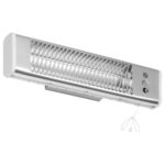 Convector Electric Equation Quint 2, 1200W, Argintiu - Încălzire Rapidă