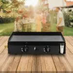 Plancha pe gaz Naterial 5.3 kW, Fonta Emailata, 50x35 cm