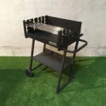 Gratar Carbune Bicok, Otel, Suprafata 58x21 cm - Ideal 8 Pers.